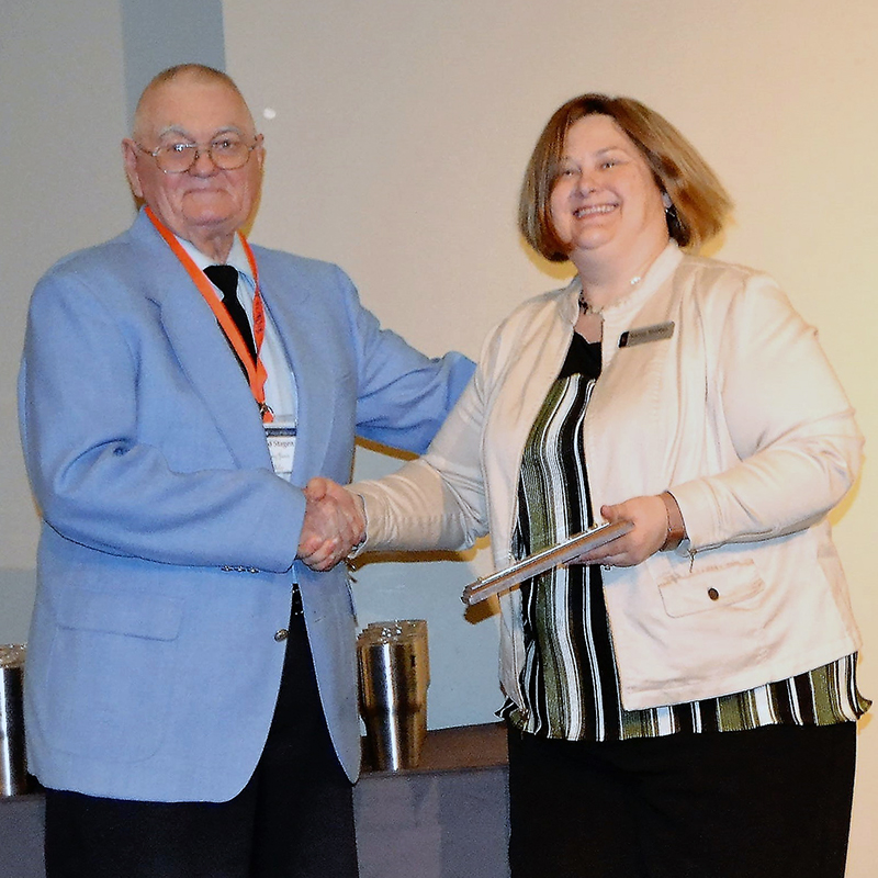 Donald-Stagen-2018 Donald Stagen accepts award.