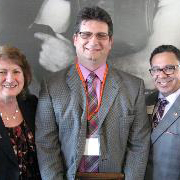 Randy Fletcher accepts the James Scholar Award