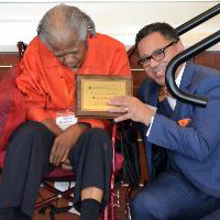 willeta_donaldson_2017 Willeta Donaldson accepts the James Scholar Award